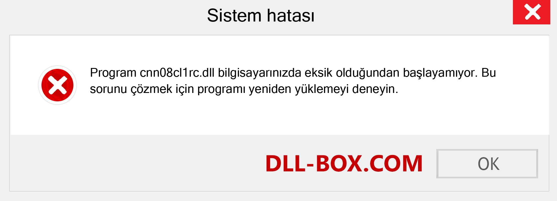 cnn08cl1rc.dll dosyası eksik mi? Windows 7, 8, 10 için İndirin - Windows'ta cnn08cl1rc dll Eksik Hatasını Düzeltin, fotoğraflar, resimler